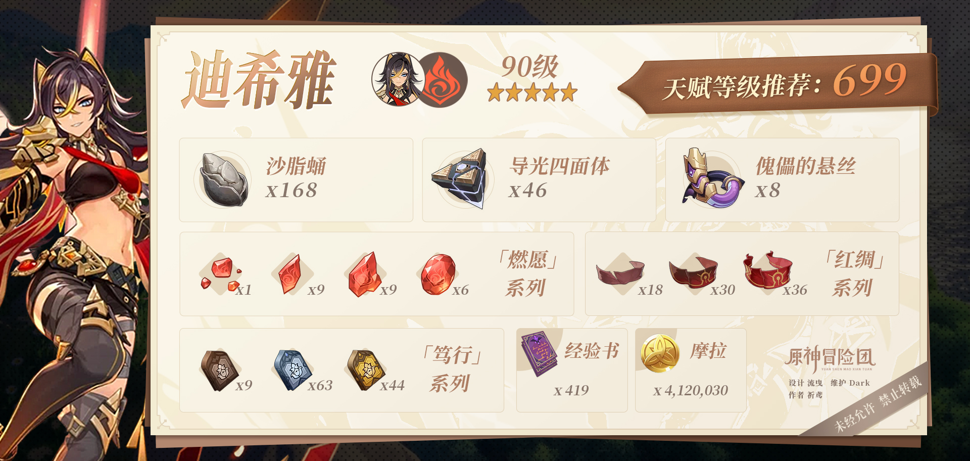 原神迪希雅突破材料收集地点